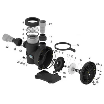 Repuesto Lorentz PU600 CS-17-1 Cesta Filtro Fig.3