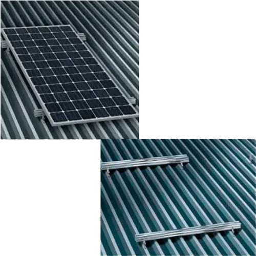 Estructura Aluminio Coplanar Chapa 10 Paneles