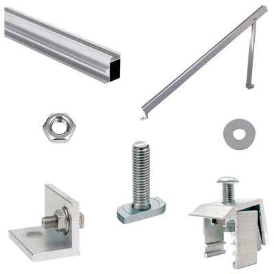 Estructura Aluminio Suelo Plano 1 Panel