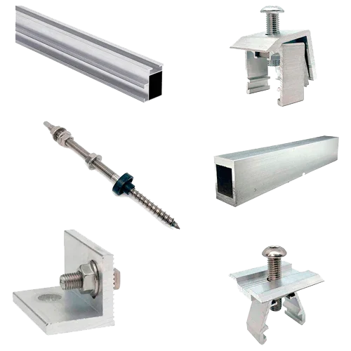 Estructura Aluminio Coplanar Tornillo 6 Paneles