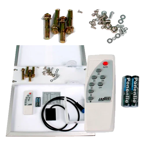 Farola Solar 200W 4200K 2500 lm 24Ah JND-74563