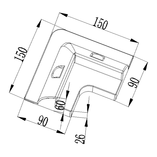 Kit 4 Esquineras Spoiler Blancas para Caravana Solar