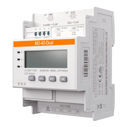 Medidor Energía Trifásico Dual Solax Smart Meter M3-40 Dual