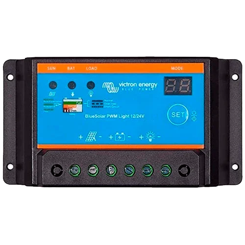 Regulador de Carga PWM Victron BlueSolar Light 12/24-20 20A