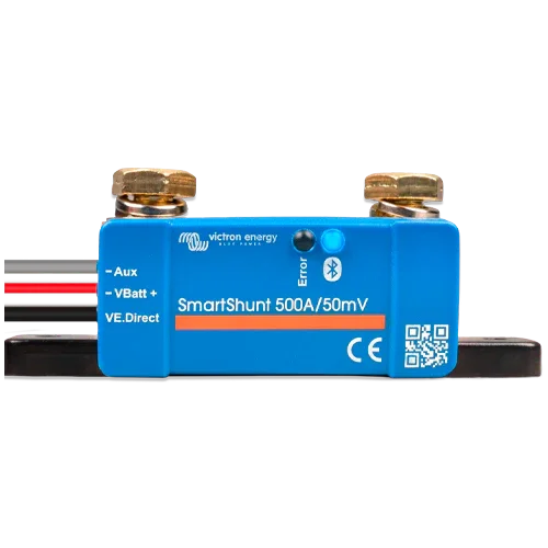 Monitor de Baterías Victron SmartShunt 500A 50mV IP65 Bluetooth