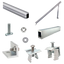 Estructura Aluminio Suelo Plano 3 Paneles