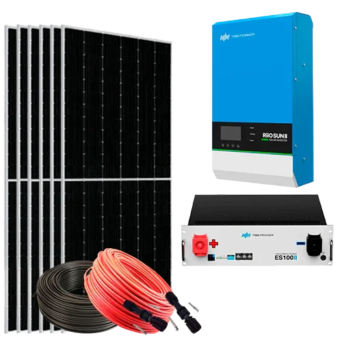 Kit Solar Aislado 3000W 48V con Batería Litio 5,04kWh