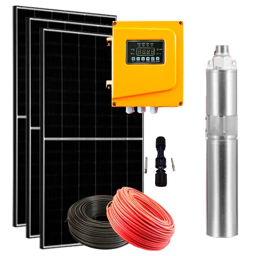 Kit Bomba Solar ZIRI 3SH1.5-160/96V Helicoidal 140m 1,6m³/h 1CV