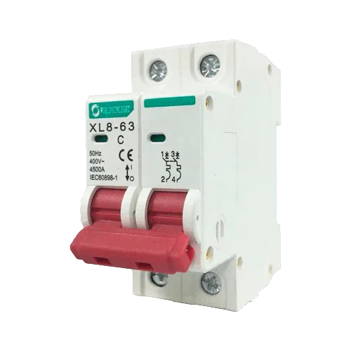 Magnetotérmico XL8-63 2P 32A 400V AC Curva C