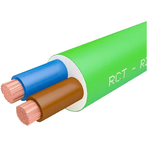 Manguera RZ1-K Verde 2x6mm² Libre Halógeno 0,6/1kV