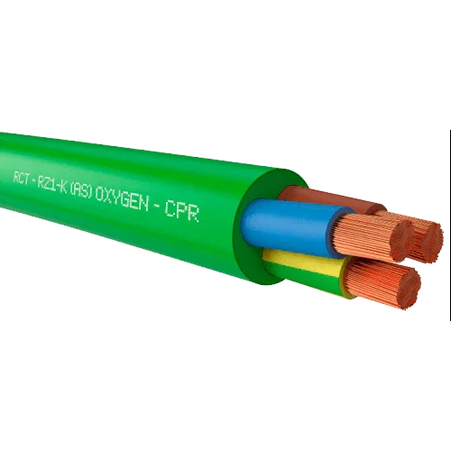Manguera RZ1-K Verde 3x2.5mm² 100M Libre Halógeno 0,6/1kV