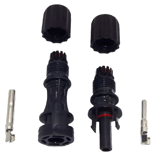 Par de Conectores MC4 WSPVCC-1500 Hasta 1500 VDC