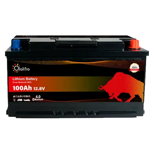 Batería Litio 12V 100Ah Olalitio OLA-12-100-S Bajo Asiento Bluetooth