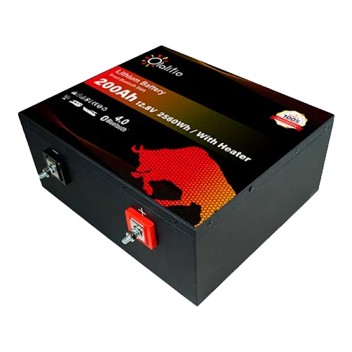 Batería Litio 12V 200Ah Olalitio OLA-12-200-MH Bajo Asiento Calefacción Bluetooth
