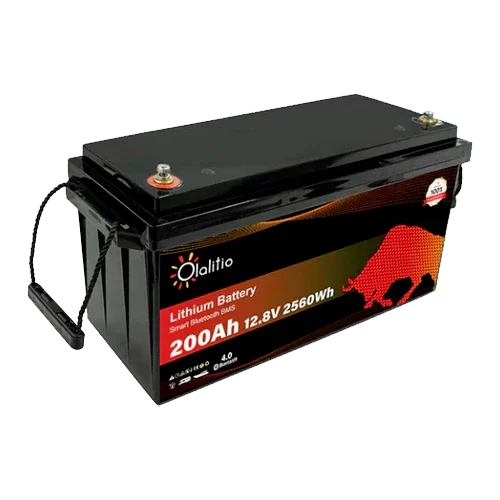 Batería Litio 12V 200Ah Olalitio OLA-12-200-P Bluetooth