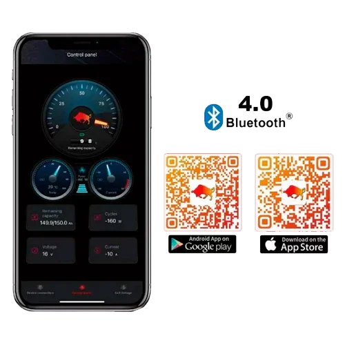 Batería Litio 24V 200Ah Olalitio OLA-24-200 Bluetooth