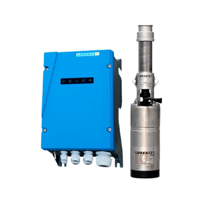 Bomba Solar Sumergible Lorentz PS2-150 AHRE-04S 0,77m³/h 60m helicoidal con controlador