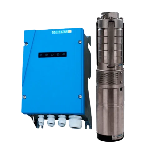 Bomba Solar Sumergible Lorentz PS2-150 C-SJ5-4 6,1m³/h 12m centrífuga con controlador