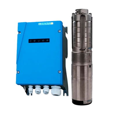 Bomba Solar Sumergible Lorentz PS2-150 C-SJ5-4 6,1m³/h 12m centrífuga con controlador