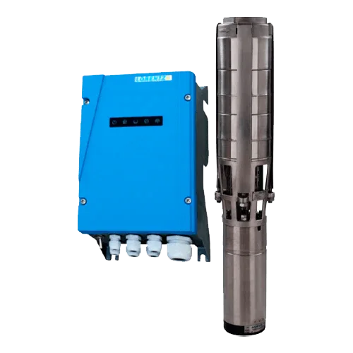 Bomba Solar Sumergible Lorentz PS2-4000 C-SJ30-2 44m³/h 22m Centrífuga con Controlador
