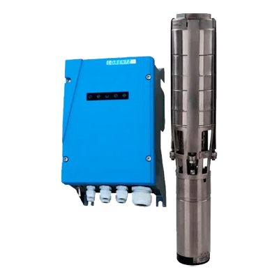 Bomba Solar Sumergible Lorentz PS2-4000 C-SJ30-2 44m³/h 22m Centrífuga con Controlador