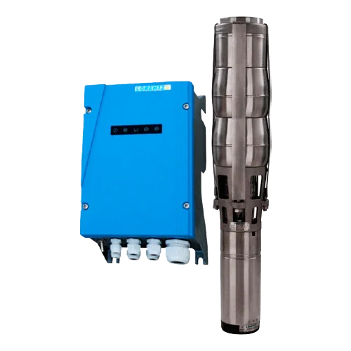 Bomba Solar Sumergible Lorentz PS2-4000 C-SJ42-2 53m³/h 18m Centrífuga con Controlador