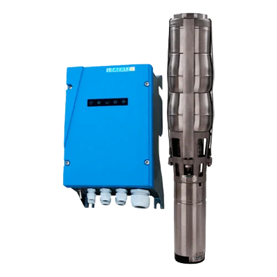 Bomba Solar Sumergible Lorentz PS2-4000 C-SJ42-2 53m³/h 18m Centrífuga con Controlador