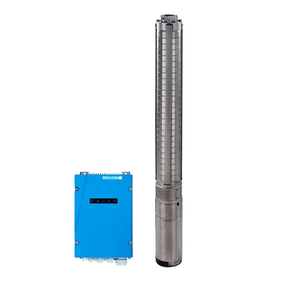 Bomba Solar Sumergible Lorentz PS2-4000 C-SJ5-25 7,0m³/h 140m Centrífuga con Controlador