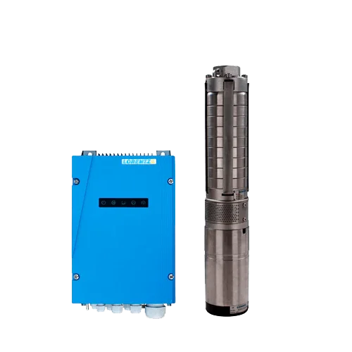 Bomba Solar Sumergible Lorentz PS2-600 C-SJ5-8 6,5m³/h 30m centrífuga con controlador