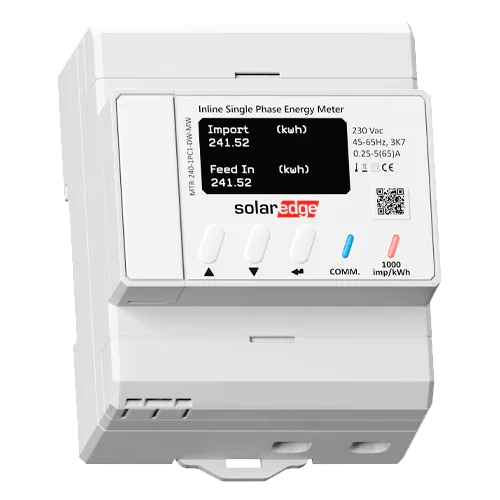 Medidor Inline SolarEdge MTR 240 3PC1-D-A-MW con CTs Integrados