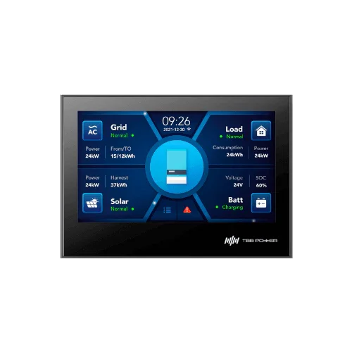 Monitor TBB Power E4 LCD 4,3" para sistemas solares