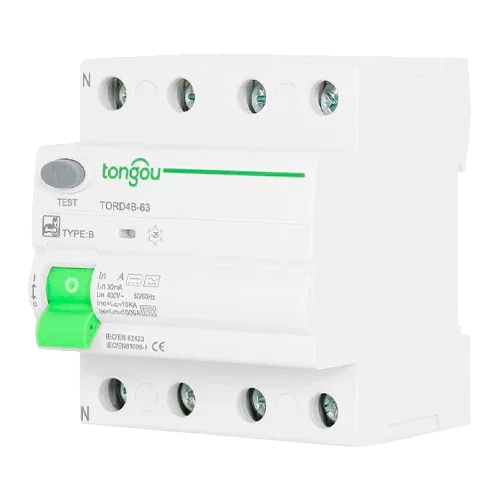 Diferencial Tipo B 4P 25A 30mA Tongou TORD4B-63