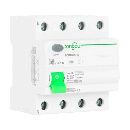 Diferencial Tipo B 4P 63A 30mA Tongou TORD4B-63