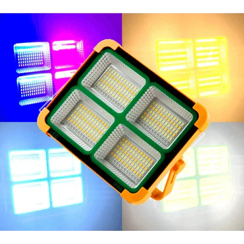 Foco LED Portátil 200W con Batería 6Ah JND-7452