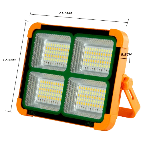 Foco LED Portátil 200W con Batería 6Ah JND-7452