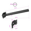 Soporte Farola Solar Negro 47mm Poste o Pared JND-77862
