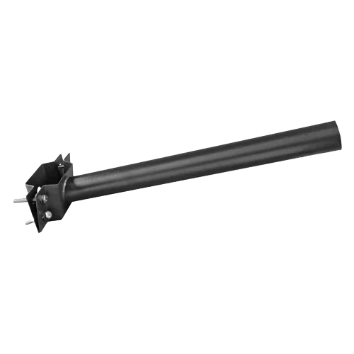 Soporte Farola Solar Negro 47mm Poste o Pared JND-77862
